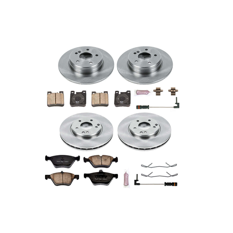 Power Stop KOE2785 Autospecialty - 1-Click Daily Driver Brake Kits (Front And Rear) for 1996-2000 Mercedes-Benz CLK320 product image