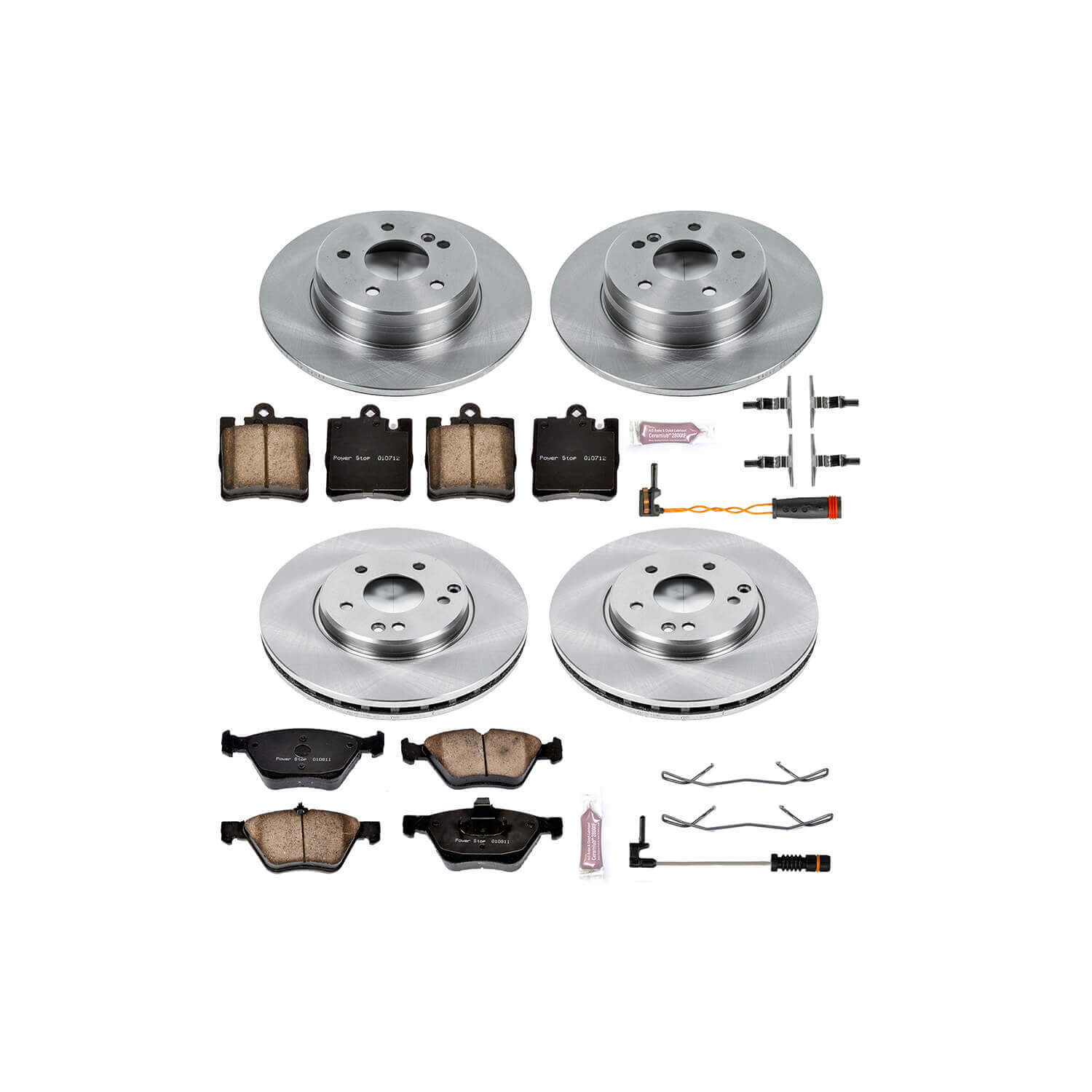 Power Stop KOE2786 Autospecialty - 1-Click Daily Driver Brake Kits (Front And Rear) for 1996-2002 Mercedes-Benz CLK320 product image