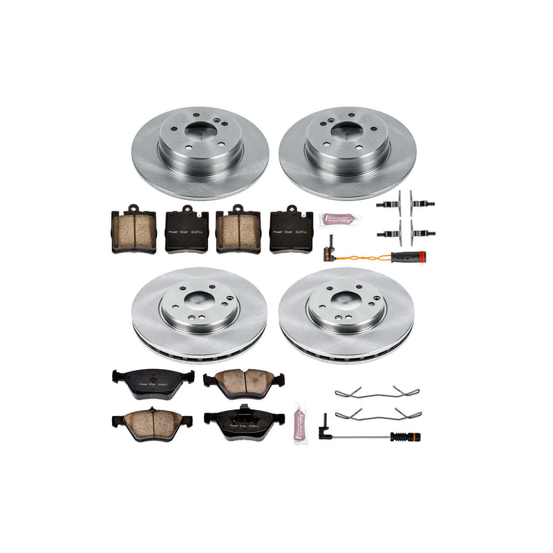 Power Stop KOE2786 Autospecialty - 1-Click Daily Driver Brake Kits (Front And Rear) for 1996-2002 Mercedes-Benz CLK320 product image