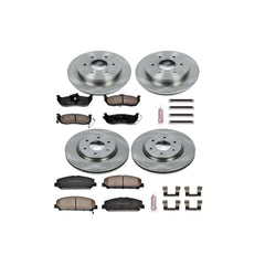 Power Stop KOE2804 Autospecialty - 1-Click Daily Driver Brake Kits (Front And Rear) for 2006-2007 Infiniti QX56 product image