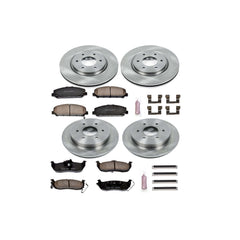 Power Stop KOE2805 Autospecialty - 1-Click Daily Driver Brake Kits (Front And Rear) for 2007-2011 Infiniti QX56 product image