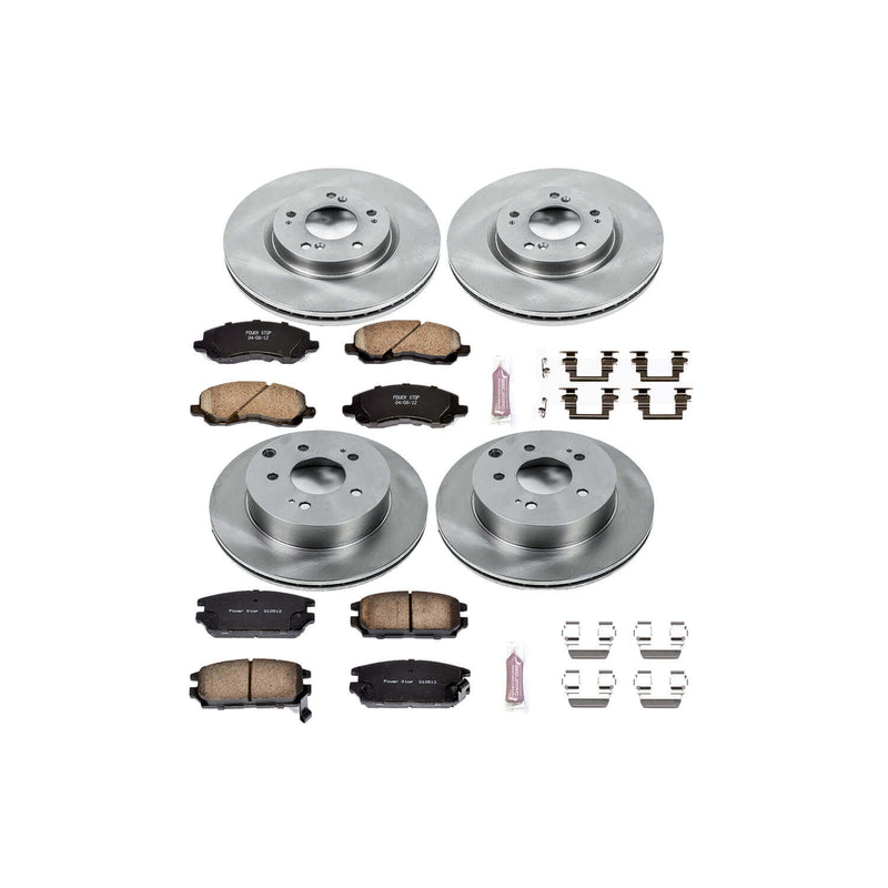 Power Stop KOE2809 Autospecialty - 1-Click Daily Driver Brake Kits (Front And Rear) for 2006-2012 Mitsubishi Eclipse product image