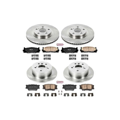 Power Stop KOE2822 Autospecialty - 1-Click Daily Driver Brake Kits (Front And Rear) for 2007-2012 Lexus ES350 product image