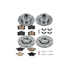 Power Stop KOE2824 Autospecialty - 1-Click Daily Driver Brake Kits (Front And Rear) for 1997-1998 Audi A4 product image