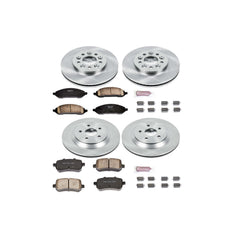 Power Stop KOE2828 Autospecialty - 1-Click Daily Driver Brake Kits (Front And Rear) for 2004-2007 Ford Freestar product image