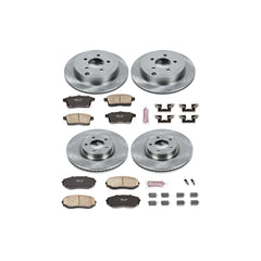 Power Stop KOE2829 Autospecialty - 1-Click Daily Driver Brake Kits (Front And Rear) for 2007-2010 Ford Edge product image