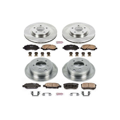 Power Stop KOE2840 Autospecialty - 1-Click Daily Driver Brake Kits (Front And Rear) for 2007-2017 Chrysler 200 product image