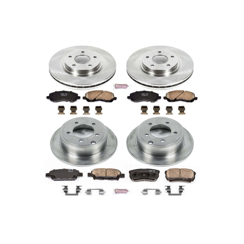Power Stop KOE2840 Autospecialty - 1-Click Daily Driver Brake Kits (Front And Rear) for 2007-2017 Chrysler 200 product image