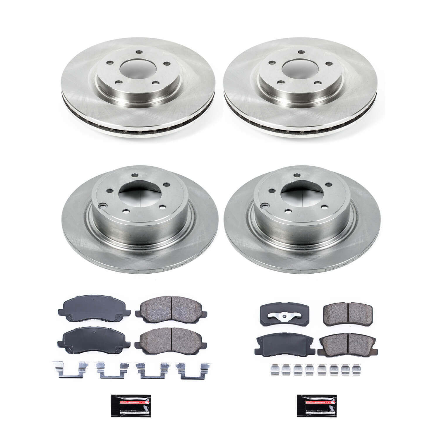 Power Stop KOE2848 Autospecialty - 1-Click Daily Driver Brake Kits (Front And Rear) for 2007-2017 Chrysler 200 product image