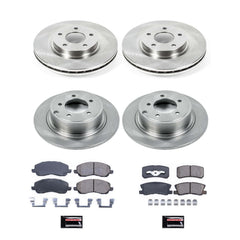 Power Stop KOE2848 Autospecialty - 1-Click Daily Driver Brake Kits (Front And Rear) for 2007-2017 Chrysler 200 product image