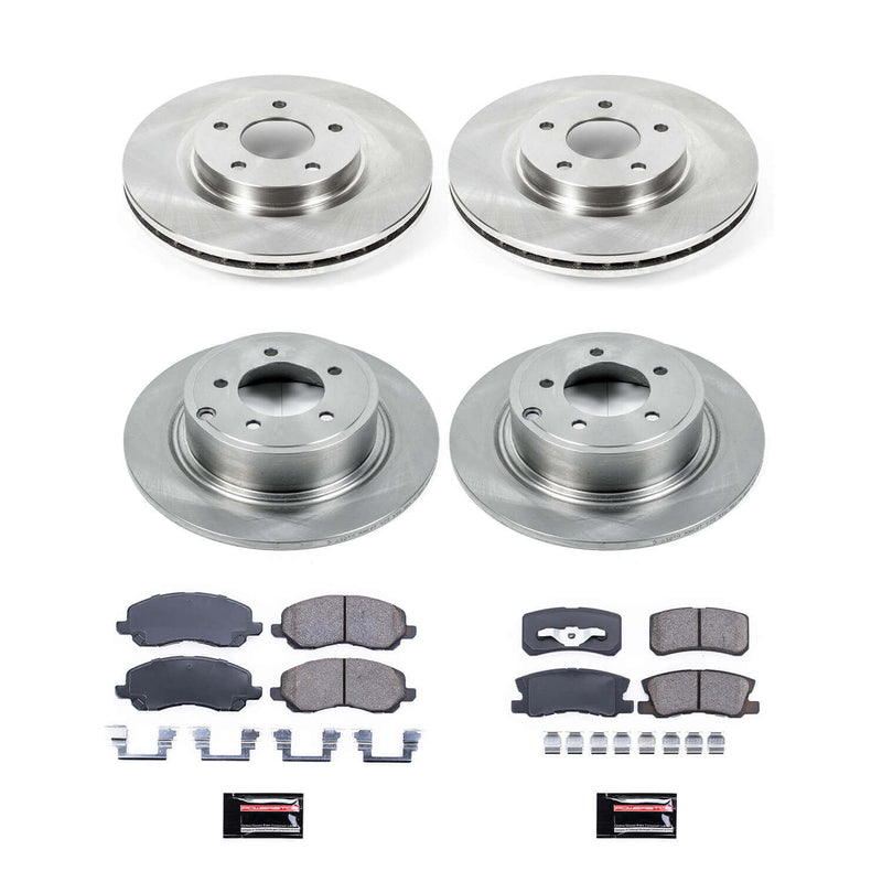 Power Stop KOE2848 Autospecialty - 1-Click Daily Driver Brake Kits (Front And Rear) for 2007-2017 Chrysler 200 product image