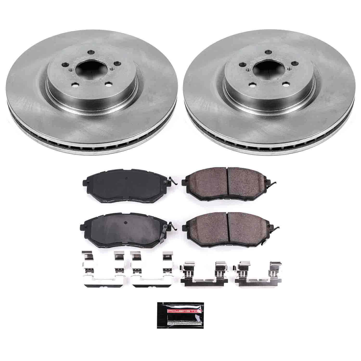 Power Stop KOE285 Autospecialty - 1-Click Daily Driver Brake Kits (Front) for 2005-2018 Subaru Forester product image