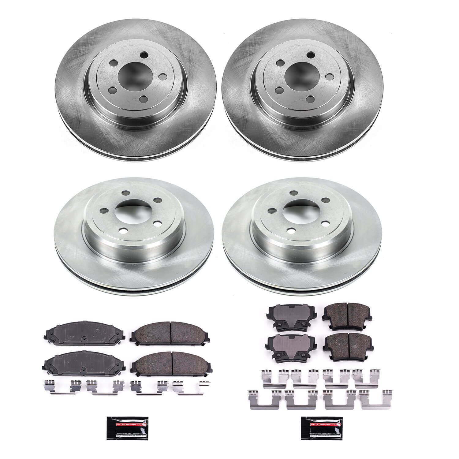 Power Stop KOE2853 Autospecialty - 1-Click Daily Driver Brake Kits (Front And Rear) for 2005-2023 Chrysler 300 product image