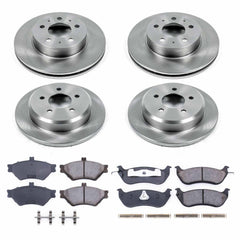 Power Stop KOE2860 Autospecialty - 1-Click Daily Driver Brake Kits (Front And Rear) for 1996-1997 Ford Crown Victoria product image
