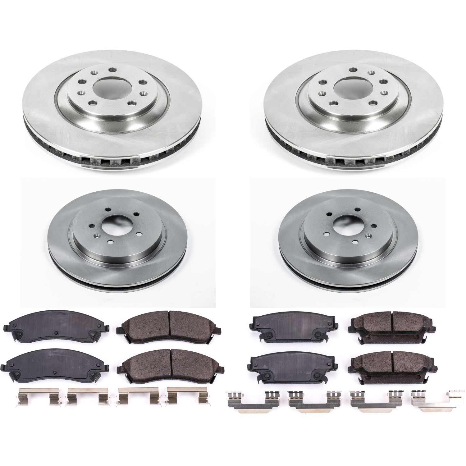 Power Stop KOE2875 Autospecialty - 1-Click Daily Driver Brake Kits (Front And Rear) for 2005-2008 Cadillac Cts product image