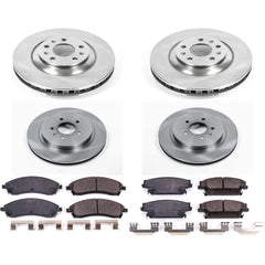 Power Stop KOE2875 Autospecialty - 1-Click Daily Driver Brake Kits (Front And Rear) for 2005-2008 Cadillac Cts product image