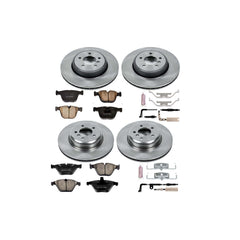 Power Stop KOE2877 Autospecialty - 1-Click Daily Driver Brake Kits (Front And Rear) for 2004-2010 BMW 535I product image