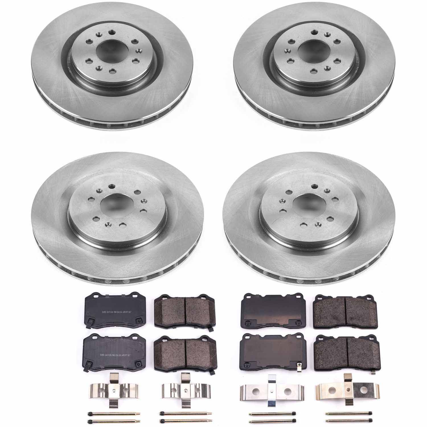 Power Stop KOE2881 Autospecialty - 1-Click Daily Driver Brake Kits (Front And Rear) for 2004-2011 Cadillac Cts product image