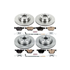 Power Stop KOE2886 Autospecialty - 1-Click Daily Driver Brake Kits (Front And Rear) for 2006 BMW 330I product image