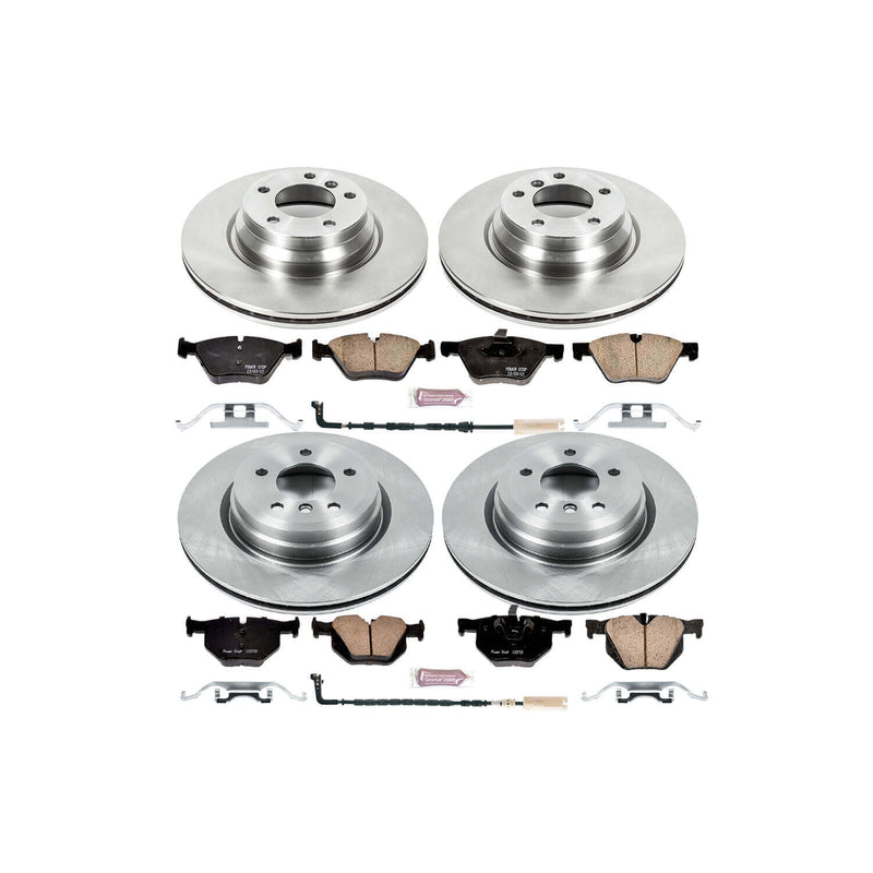Power Stop KOE2886 Autospecialty - 1-Click Daily Driver Brake Kits (Front And Rear) for 2006 BMW 330I product image