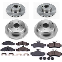 Power Stop KOE2889 Autospecialty - 1-Click Daily Driver Brake Kits (Front And Rear) for 2004 Pontiac Gto product image
