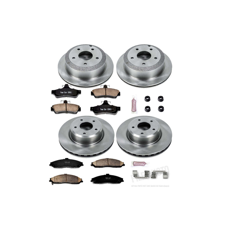 Power Stop KOE2893 Autospecialty - 1-Click Daily Driver Brake Kits (Front And Rear) for 2005-2006 Pontiac Gto product image