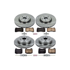 Power Stop KOE2896 Autospecialty - 1-Click Daily Driver Brake Kits (Front And Rear) for 2005-2007 Subaru Impreza product image
