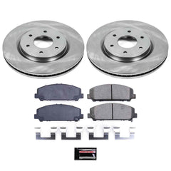 Power Stop KOE2909 Autospecialty - 1-Click Daily Driver Brake Kits (Front) for 2006-2007 Infiniti QX56 product image