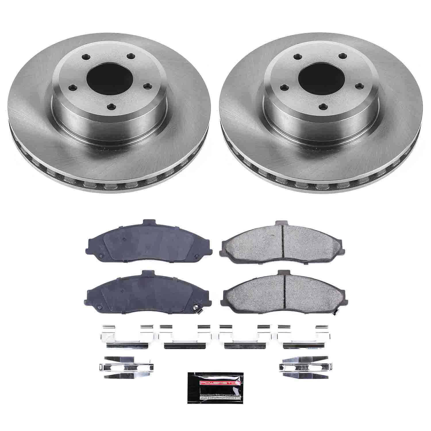 Power Stop KOE2912 Autospecialty - 1-Click Daily Driver Brake Kits (Front) for 2005-2006 Pontiac Gto product image