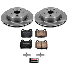 Power Stop KOE2913 Autospecialty - 1-Click Daily Driver Brake Kits (Rear) for 2005-2007 Subaru Impreza product image