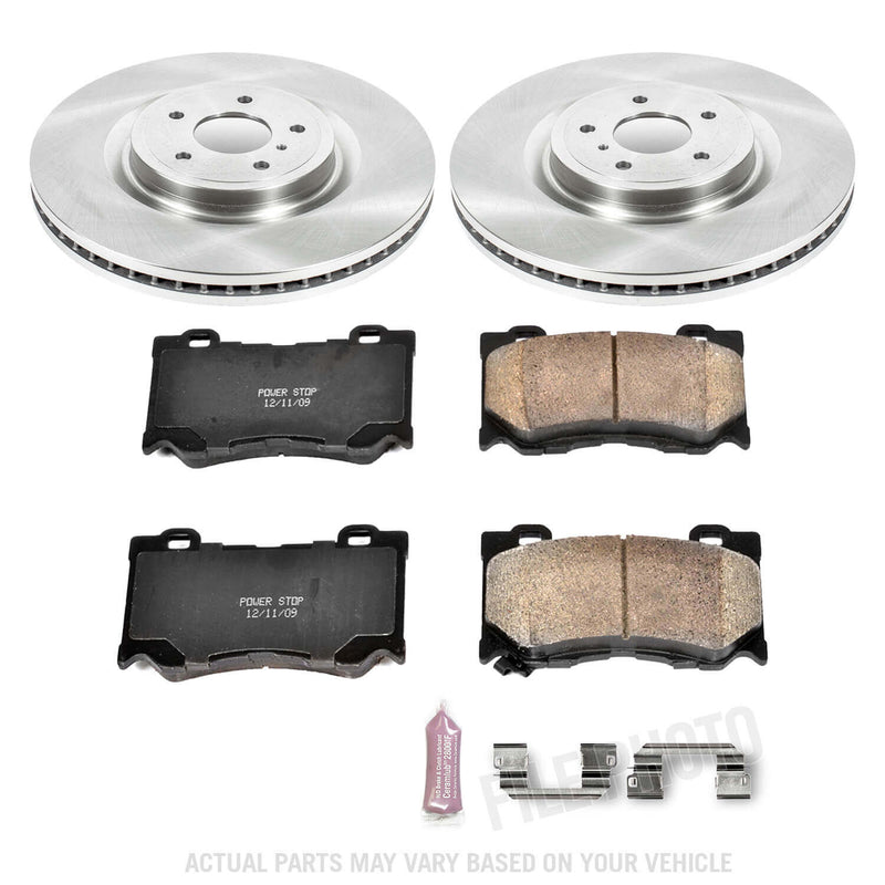 Power Stop KOE2915 Autospecialty - 1-Click Daily Driver Brake Kits (Front) for 2008-2024 Infiniti FX50 product image
