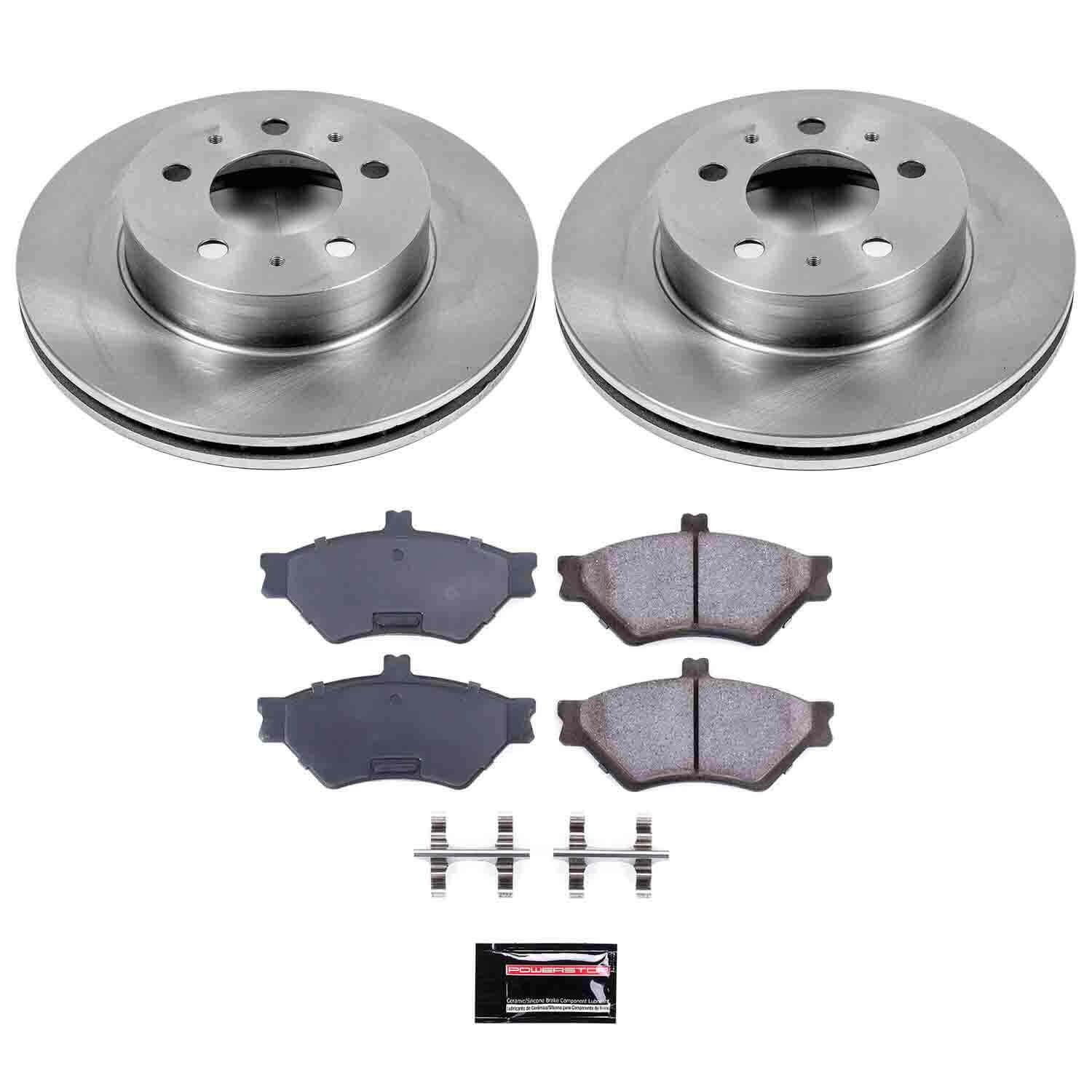 Power Stop KOE2917 Autospecialty - 1-Click Daily Driver Brake Kits (Front) for 1995-1997 Ford Crown Victoria product image