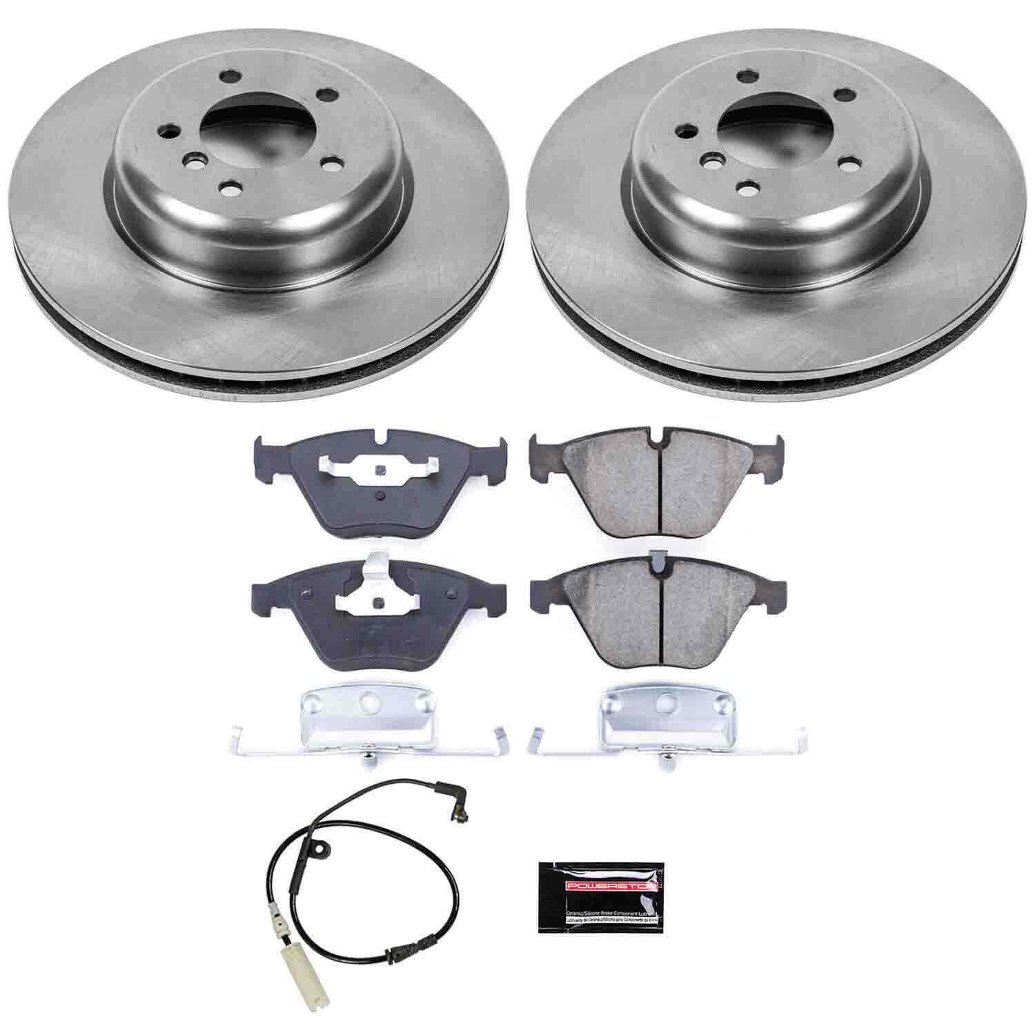 Power Stop KOE2918 Autospecialty - 1-Click Daily Driver Brake Kits (Front) for 2004-2010 BMW 535I product image