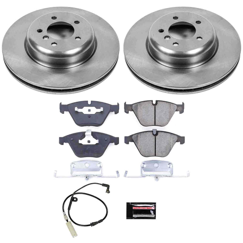 Power Stop KOE2918 Autospecialty - 1-Click Daily Driver Brake Kits (Front) for 2004-2010 BMW 535I product image