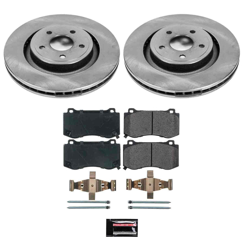 Power Stop KOE2924 Autospecialty - 1-Click Daily Driver Brake Kits (Front) for 2006-2010 Jeep Grand Cherokee product image