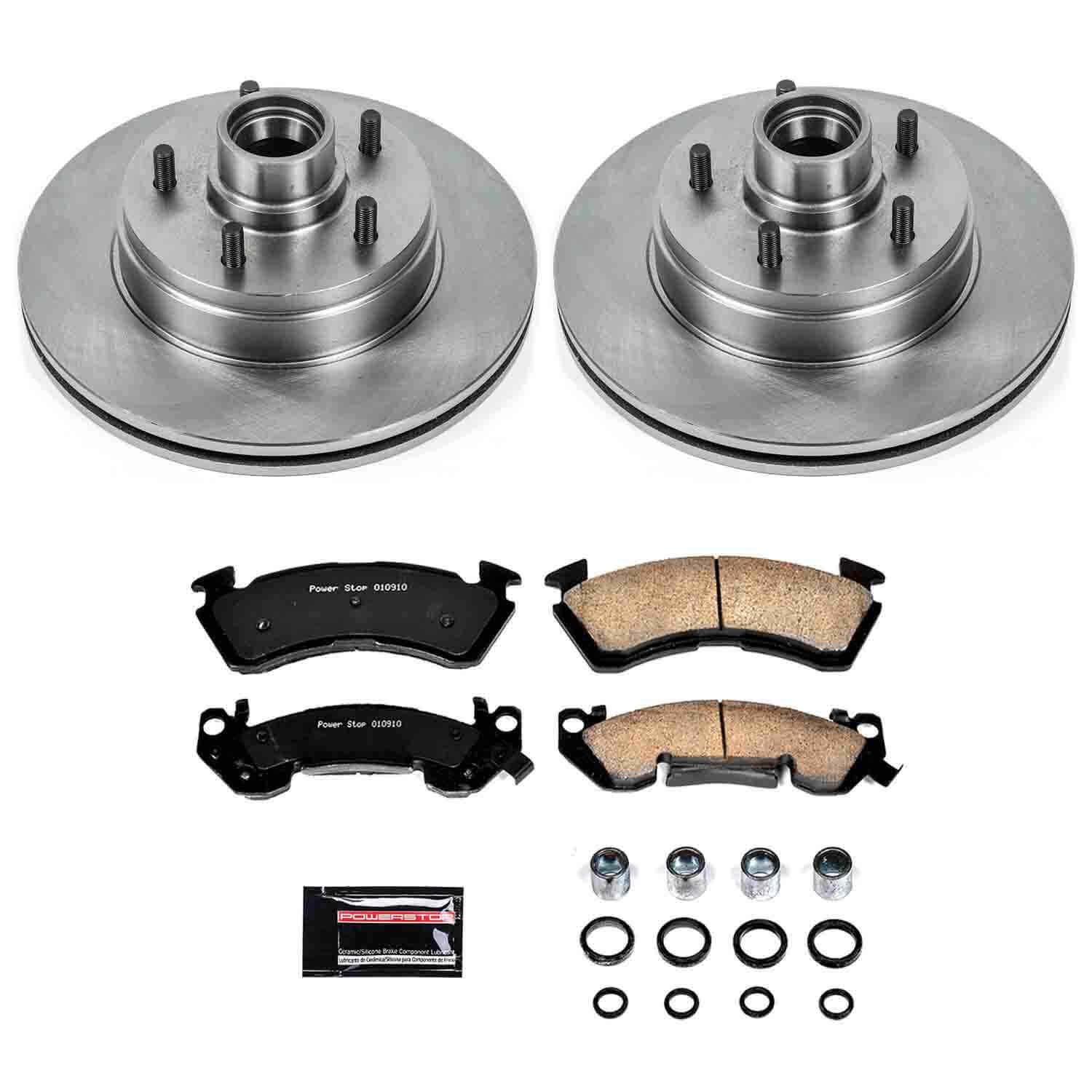 Power Stop KOE2937 Autospecialty - 1-Click Daily Driver Brake Kits (Front) for 1991-1996 Chevrolet Caprice product image