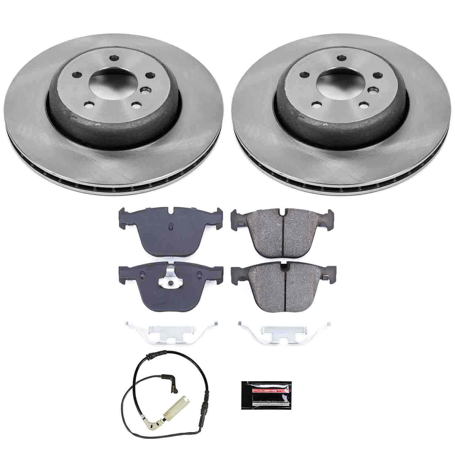 Power Stop KOE2940 Autospecialty - 1-Click Daily Driver Brake Kits (Rear) for 2004-2010 BMW 535I product image