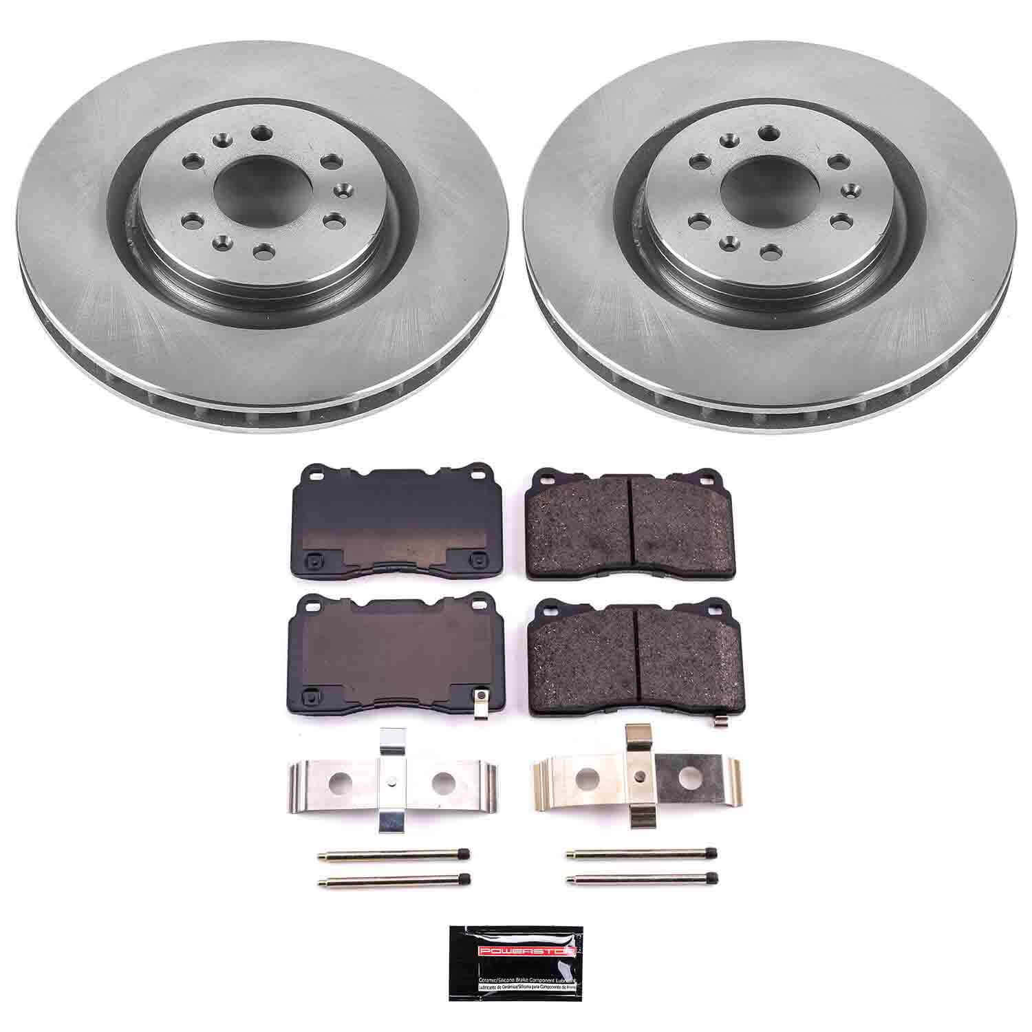 Power Stop KOE2944 Autospecialty - 1-Click Daily Driver Brake Kits (Front) for 2004-2011 Cadillac Cts product image