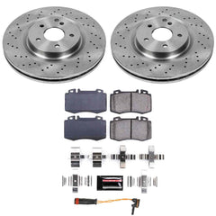 Power Stop KOE2950 Autospecialty - 1-Click Daily Driver Brake Kits (Front) for 2003-2006 Mercedes-Benz C230 product image