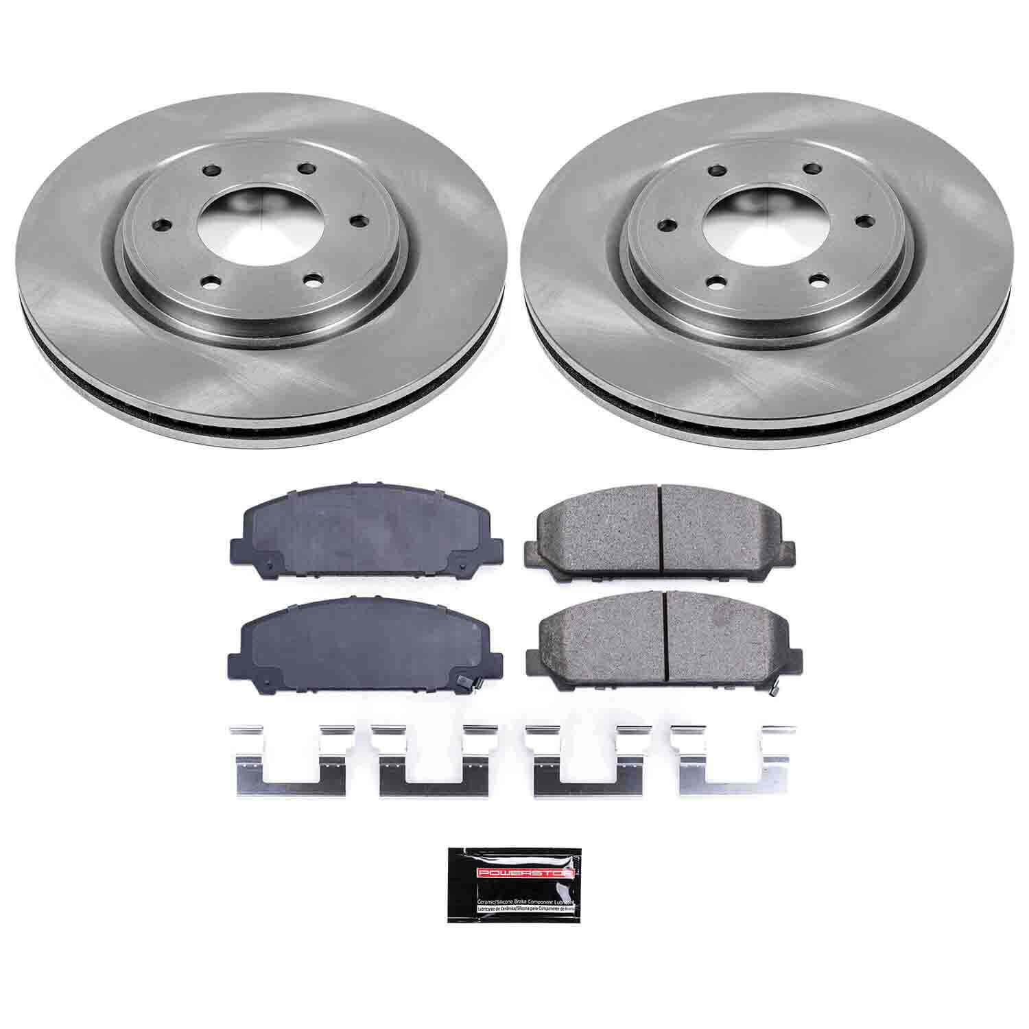 Power Stop KOE2961 Autospecialty - 1-Click Daily Driver Brake Kits (Front) for 2007-2011 Infiniti QX56 product image