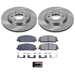 Power Stop KOE2961 Autospecialty - 1-Click Daily Driver Brake Kits (Front) for 2007-2011 Infiniti QX56 product image