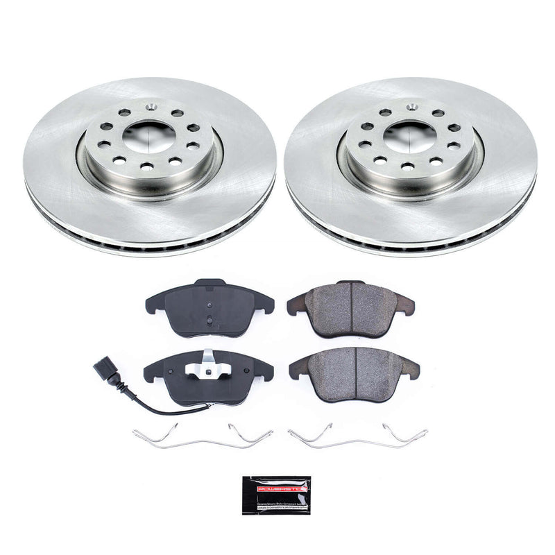 Power Stop KOE2963 Autospecialty - 1-Click Daily Driver Brake Kits (Front) for 2009-2020 Audi Q3 product image