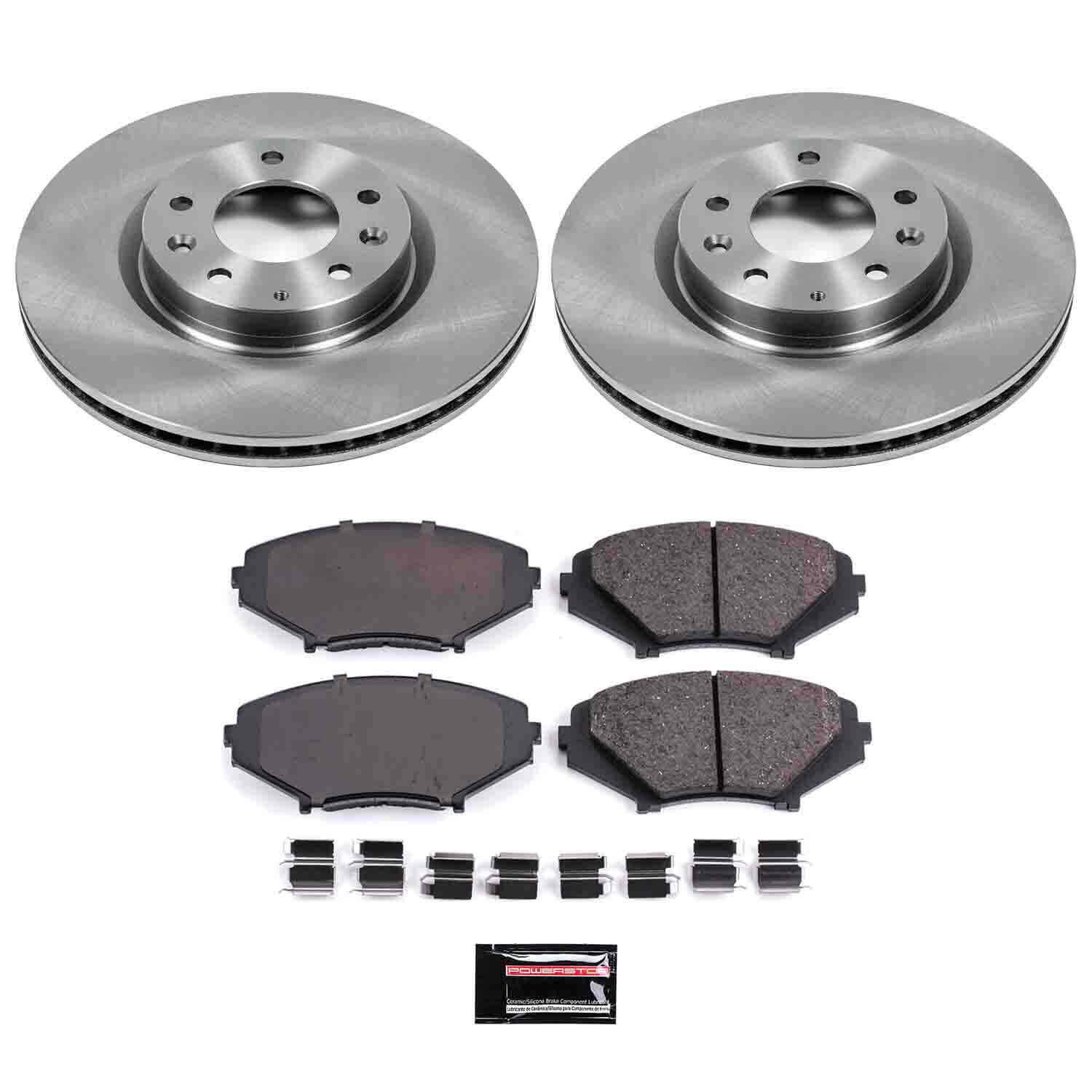 Power Stop KOE2964 Autospecialty - 1-Click Daily Driver Brake Kits (Front) for 2004-2008 Mazda RX-8 product image