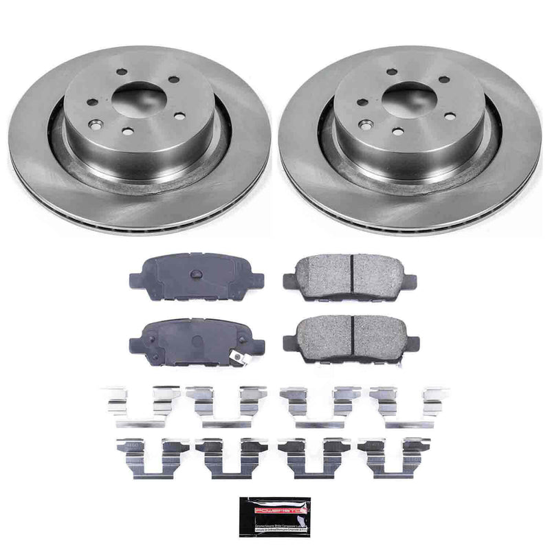 Power Stop KOE2986 Autospecialty - 1-Click Daily Driver Brake Kits (Rear) for 2007-2013 Infiniti G35 product image
