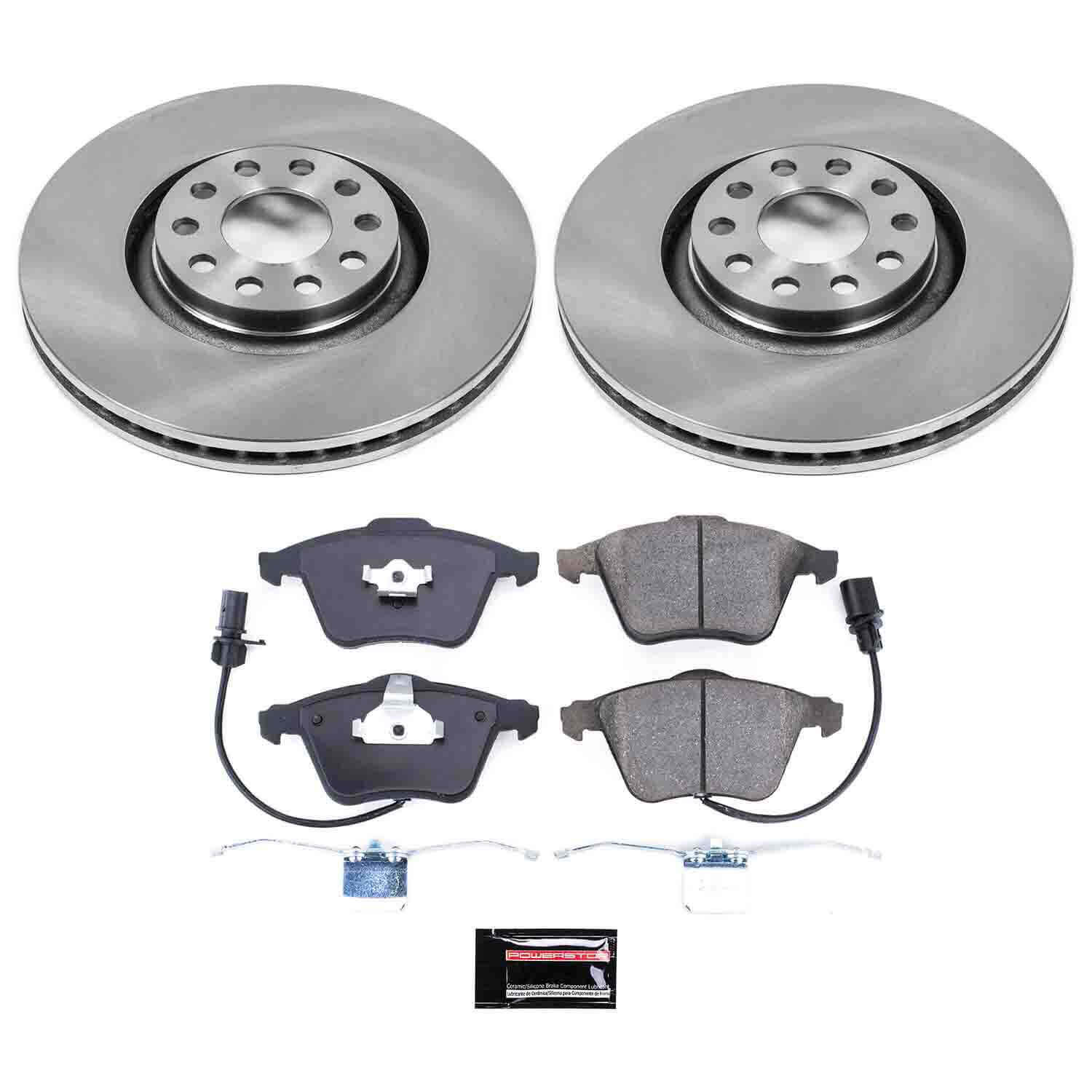Power Stop KOE2990 Autospecialty - 1-Click Daily Driver Brake Kits (Front) for 2005-2009 Audi A4 product image