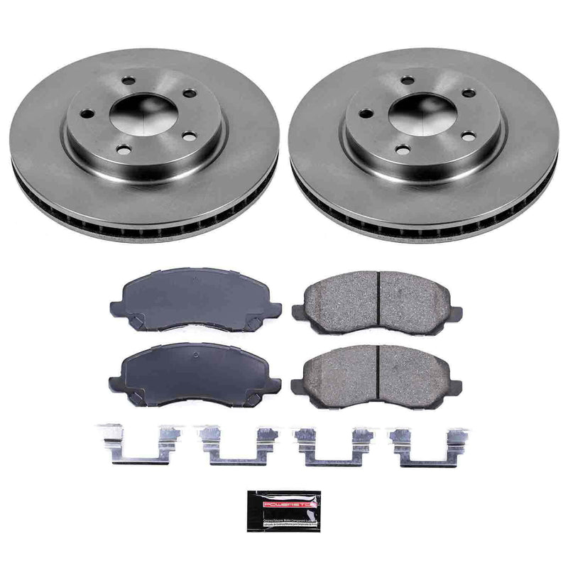 Power Stop KOE2992 Autospecialty - 1-Click Daily Driver Brake Kits (Front) for 2007-2017 Dodge Caliber product image