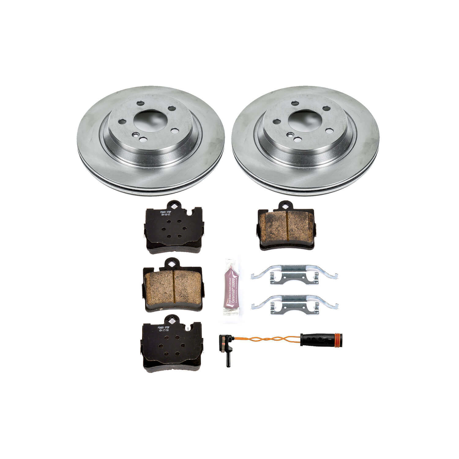 Power Stop KOE2997 Autospecialty - 1-Click Daily Driver Brake Kits (Rear) for 2000-2003 Mercedes-Benz S430 product image
