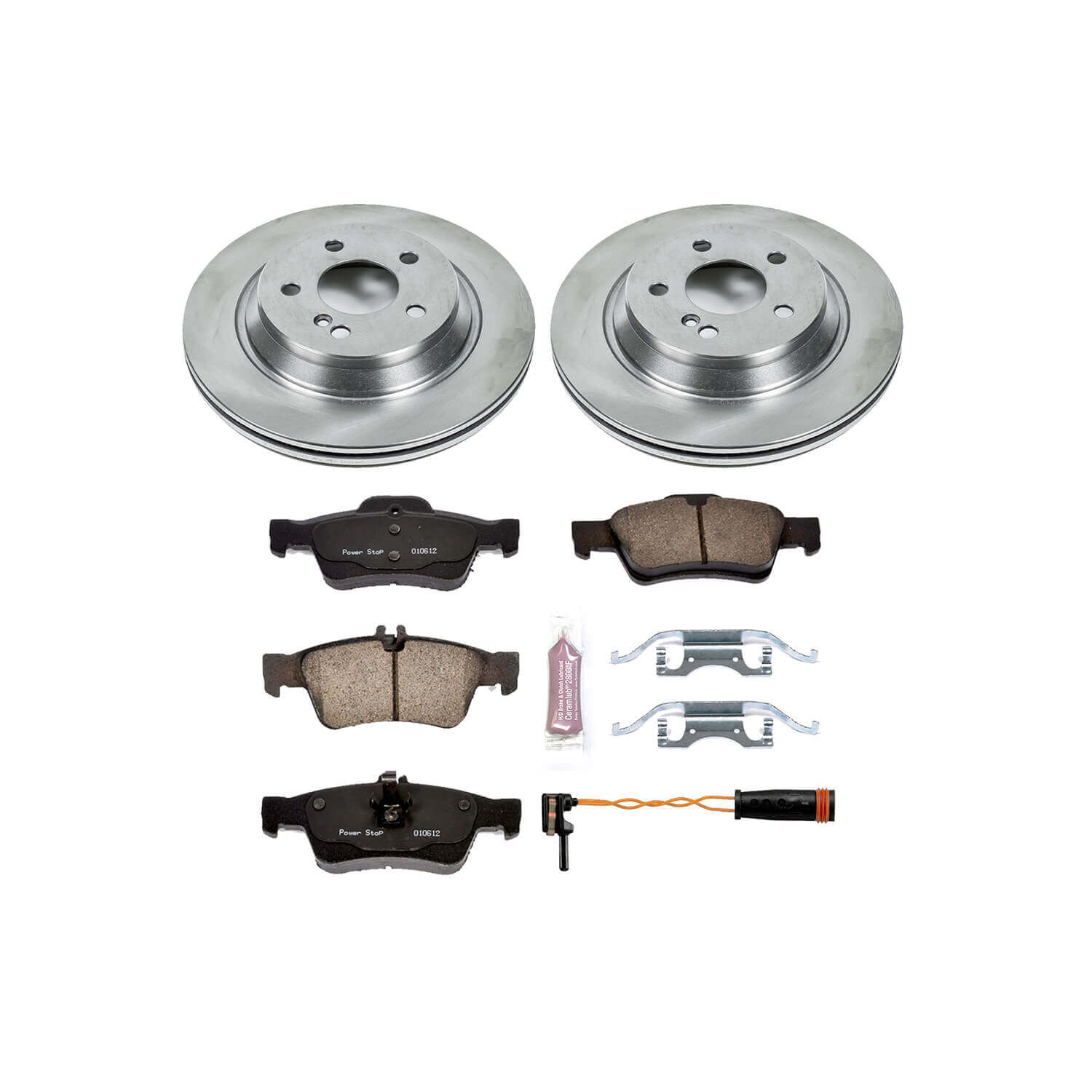 Power Stop KOE2998 Autospecialty - 1-Click Daily Driver Brake Kits (Rear) for 2003-2006 Mercedes-Benz S500 product image