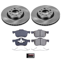 Power Stop KOE3004 Autospecialty - 1-Click Daily Driver Brake Kits (Front) for 1999-2009 Volvo S60 product image