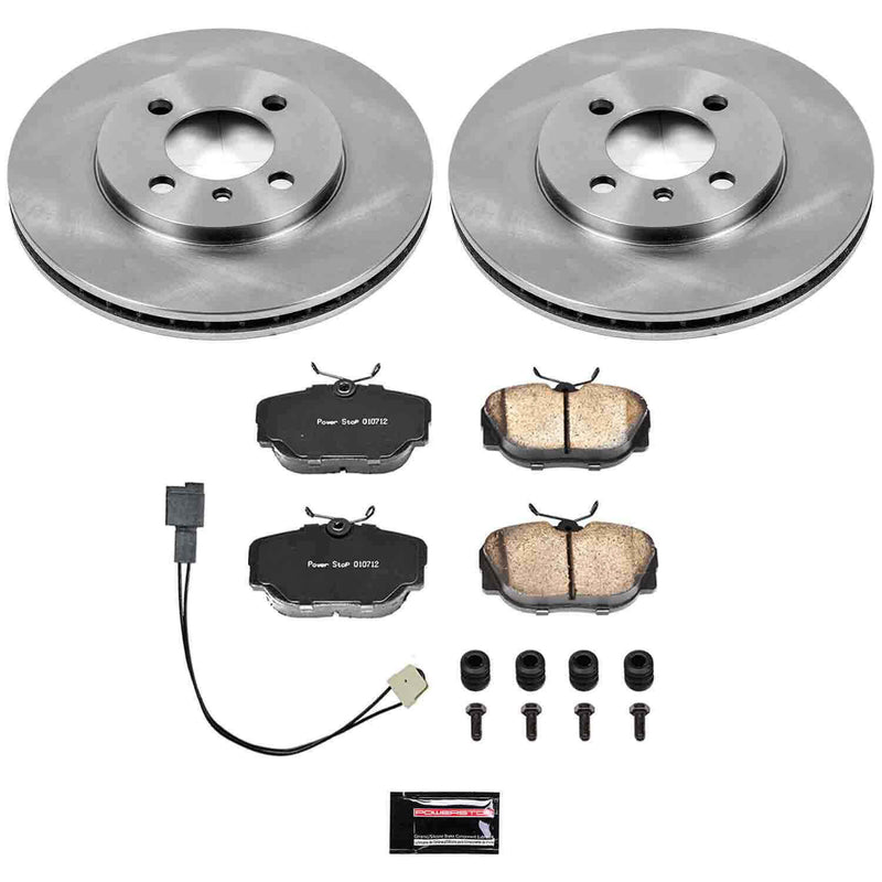 Power Stop KOE3008 Autospecialty - 1-Click Daily Driver Brake Kits (Front) for 1984-1992 BMW 318I product image